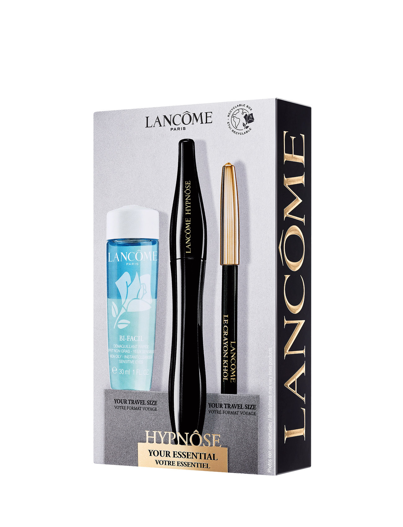 Lancôme Lancôme Hypnôse Mascara Set, Crayon Khôl & Bi-Facil, One Size, Black, Øjne > Mascara, Dame