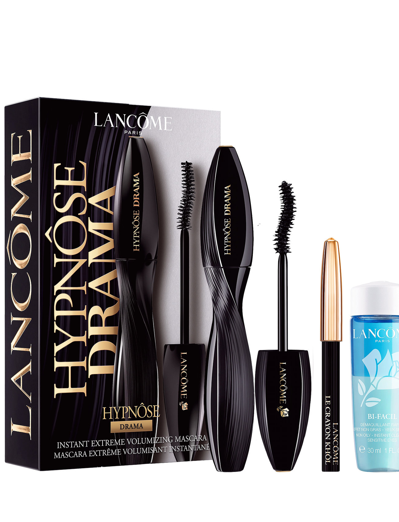 Lancôme Lancôme Hypnôse Drama Mascara Set, Crayon Khôl & Bi-Facil, One Size, Black, Øjne > Mascara, Dame
