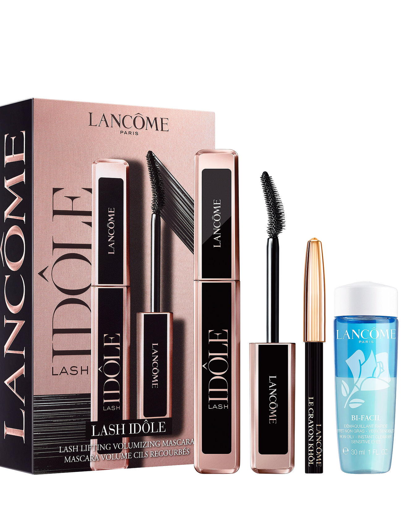 Lancôme Lancôme Idôle Mascara Set, Crayon Khôl & Bi-Facil, One Size, Black, Øjne > Mascara, Dame