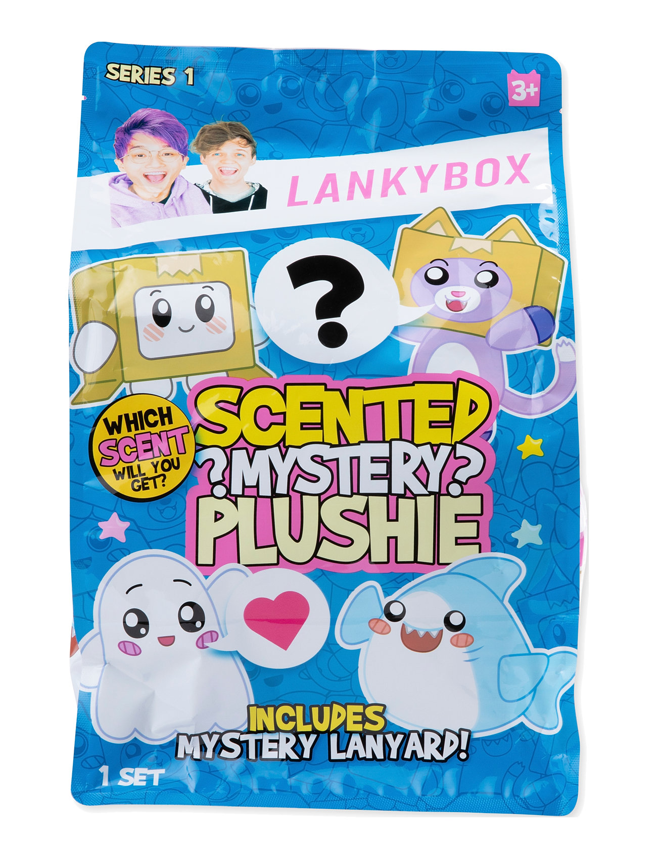 Lankybox 28 Cm Mystery Plush Scented Ass Cdu Toys Soft Toys Stuffed Toys Multi/patterned LankyBox