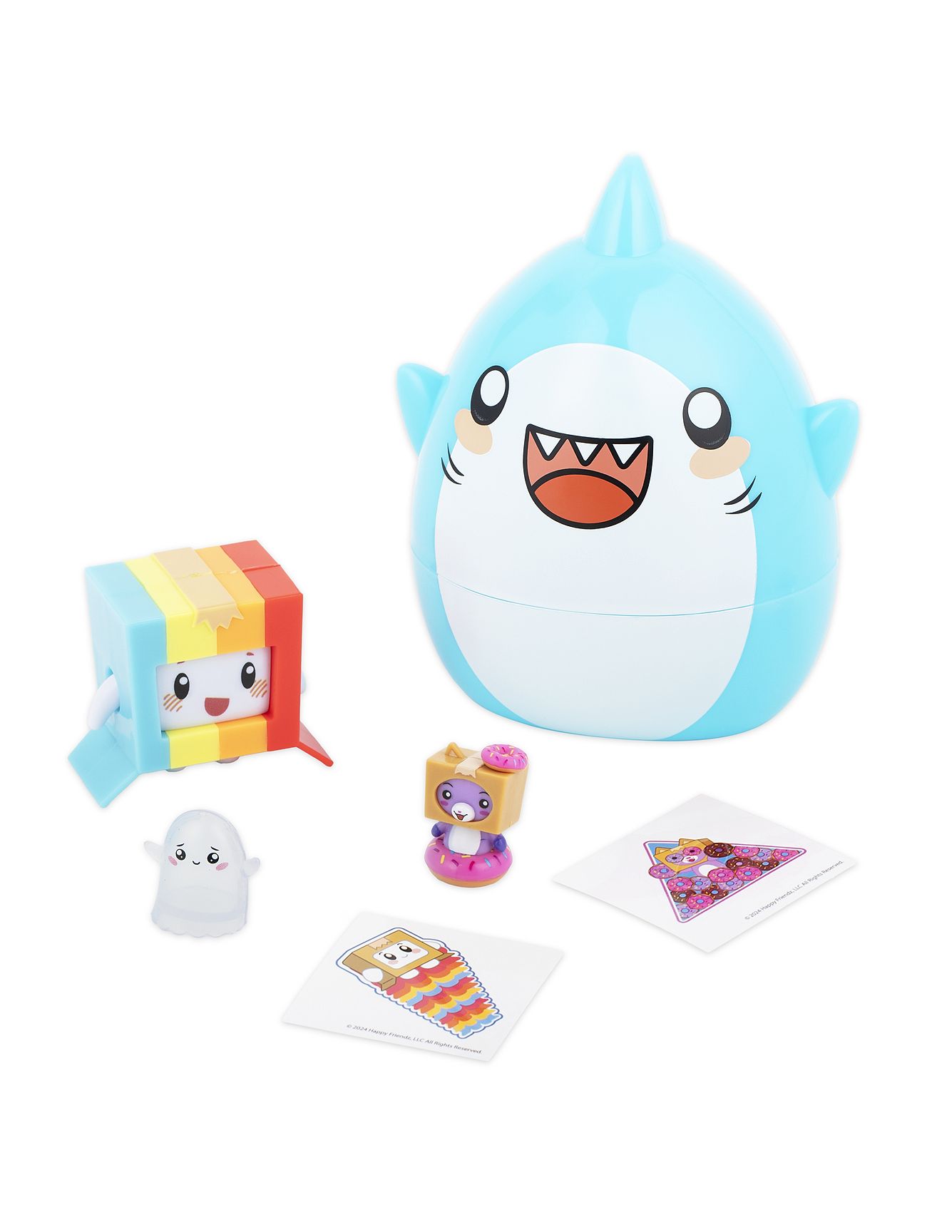 Lankybox Thicc Shark Glow Pack Toys Playsets & Action Figures Play Sets Multi/patterned LankyBox