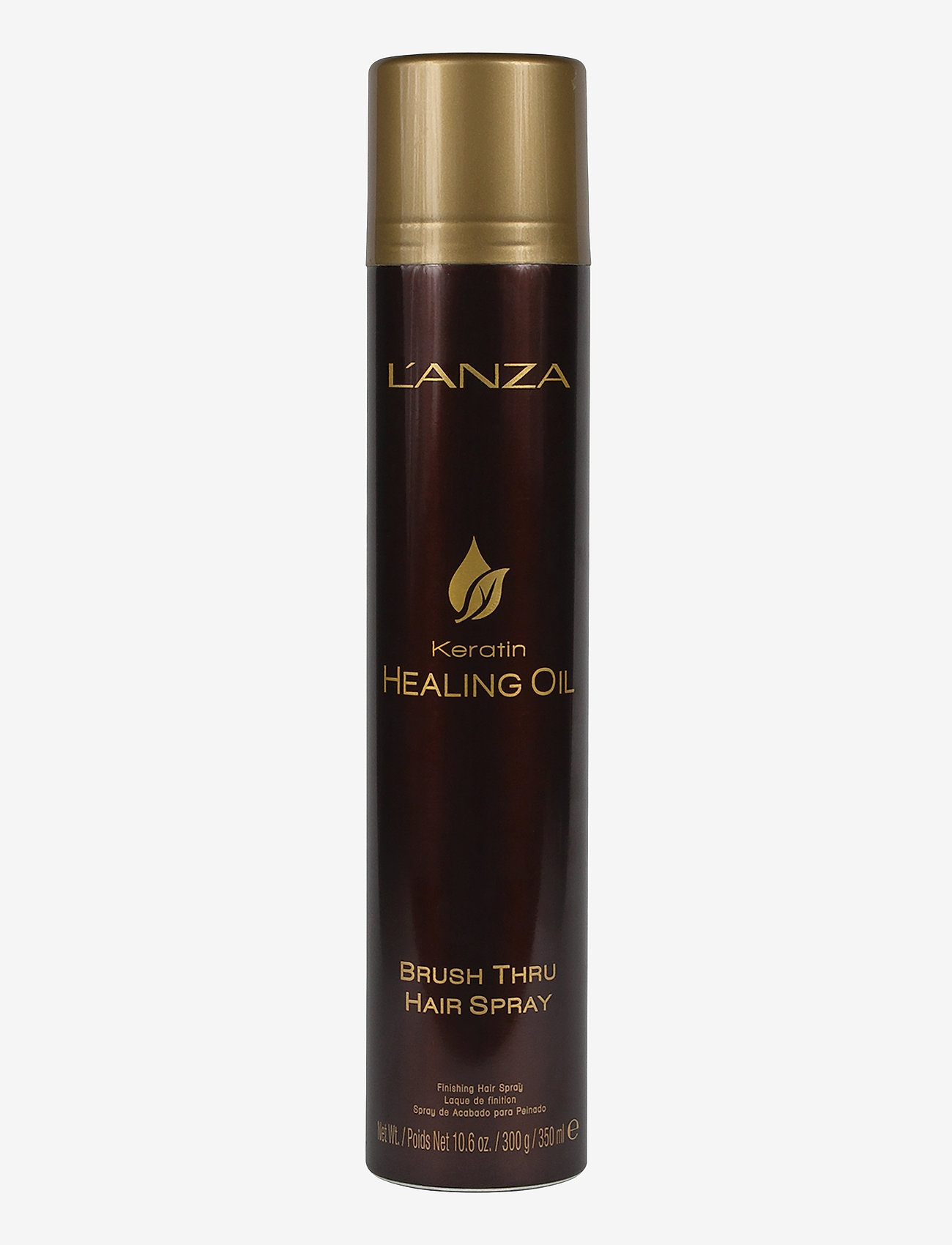 L'ANZA - Brush Thru Hair Spray - hårspray - no color - 0