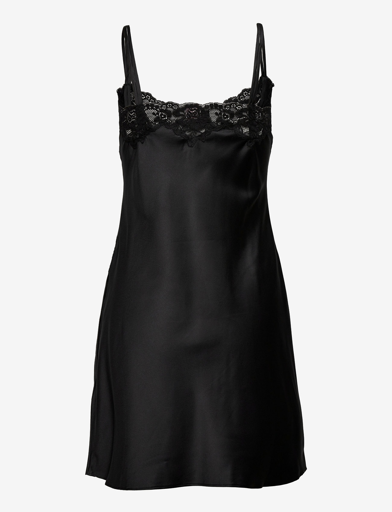 lauren ralph lauren lace trim satin chemise