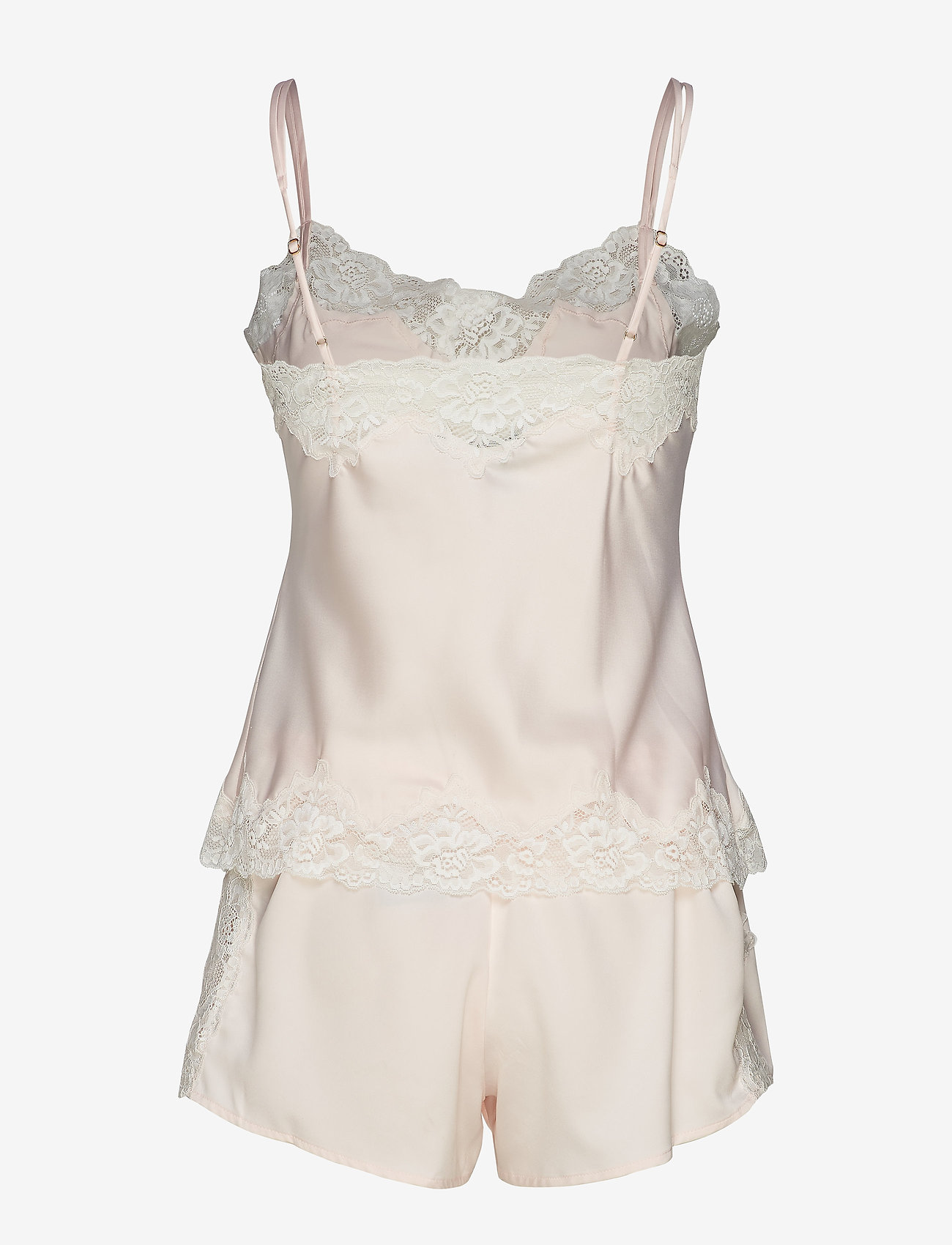 Lauren Ralph Lauren Homewear - LRL SIGNATURE LACE CAMI TOP SET - pyjamat - pink - 1