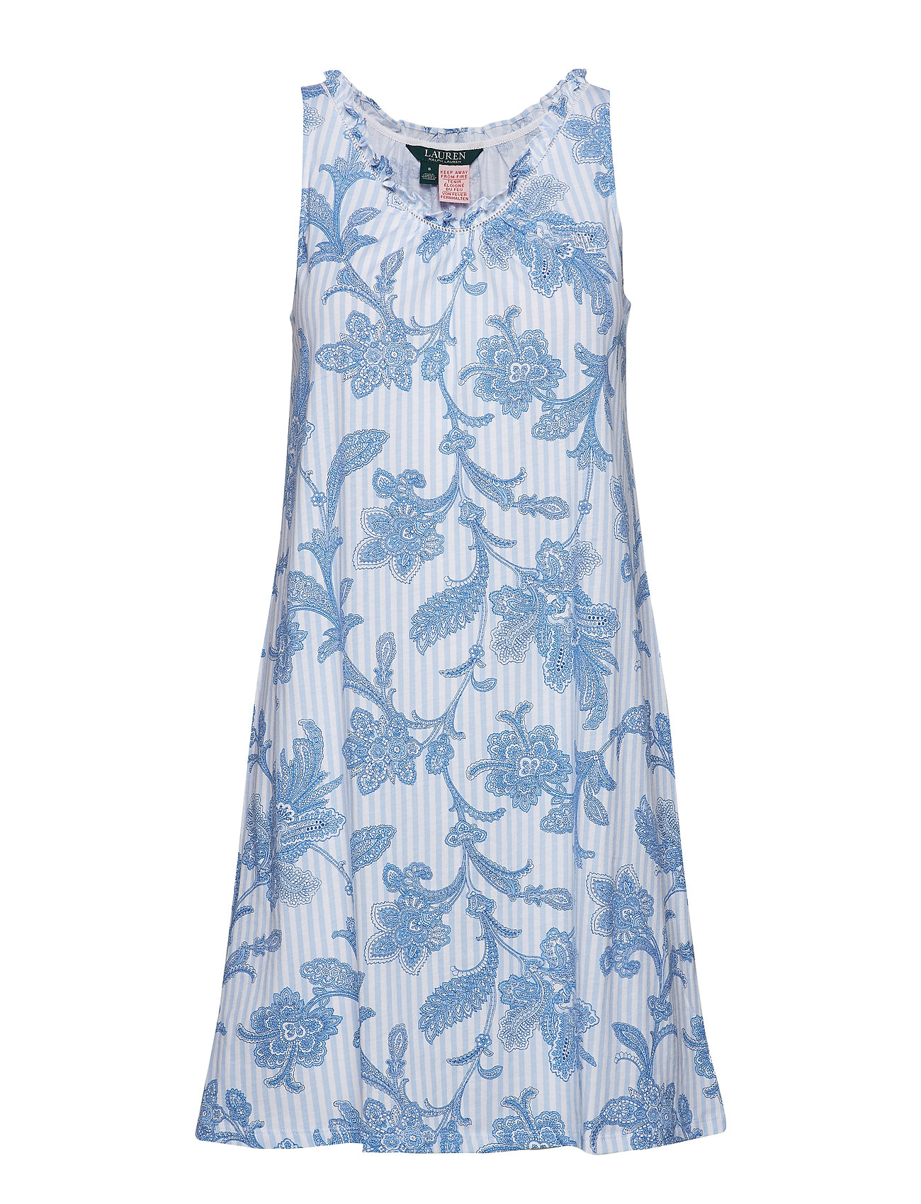 Lrl Ruffle Gown Slless Nachthemd Blauw Lauren Ralph Homewear lauren ralph lauren homewear kopen in de aanbieding Lrl Ruffle Gown Slless Nachthemd Blauw Lauren Ralph Homewear lauren ralph lauren homewear kopen in de aanbieding