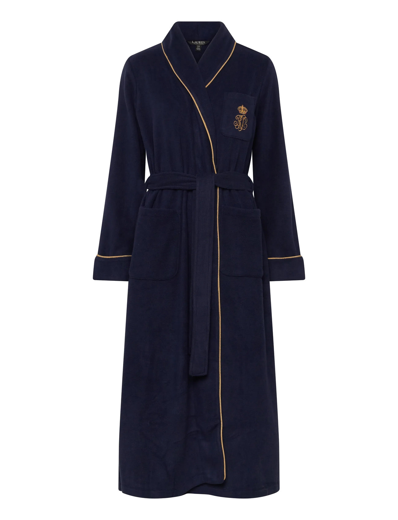 LAUREN RALPH LAUREN HOMEWEAR Lrl L/S Shawl Collar Long Morgenmantel Blau - XS - Damen
