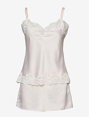 Lauren Ralph Lauren Homewear - LRL SIGNATURE LACE CAMI TOP SET - pyjamat - pink - 0