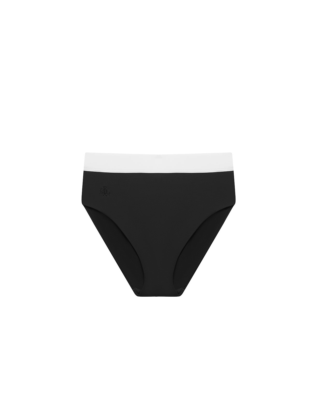 Lrl Bel Air Banded High Waist Pant Swimwear Bikinis Bikini Bottoms Bikini Briefs Black Lauren Ralph Lauren Swimwear
