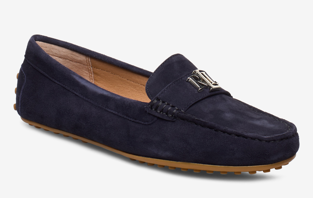 Barnsbury Suede Loafer (Lauren Navy) (1195 kr) Lauren Ralph Lauren