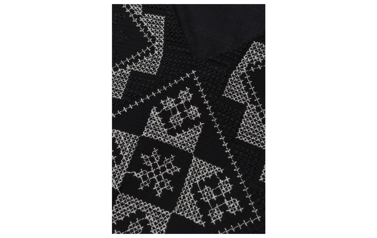 Lauren Polyester Geometric Ralph Black Polo 100 Dress print 0fr0TqxwR