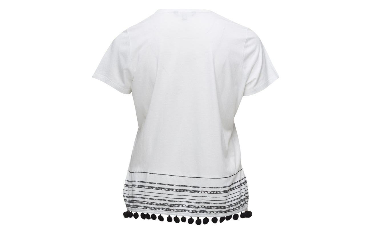 Lauren Modale Soft Jrsy 40 60 Ctn White Uptown Mdl Ralph ss Top Coton rwq71r6