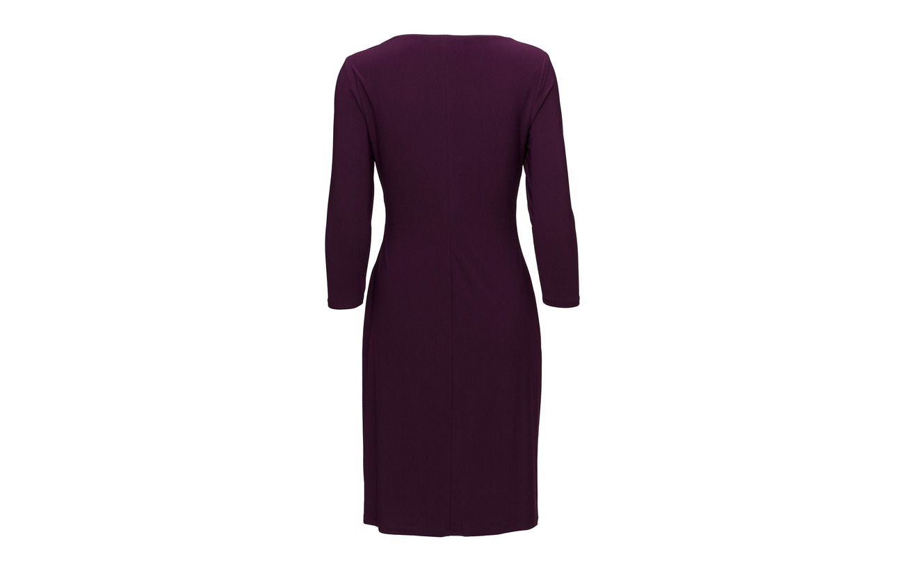 Lush Polyester 5 Lauren Jersey Elastane Ralph Surplice Emerald 95 Dress Iw6gaqx