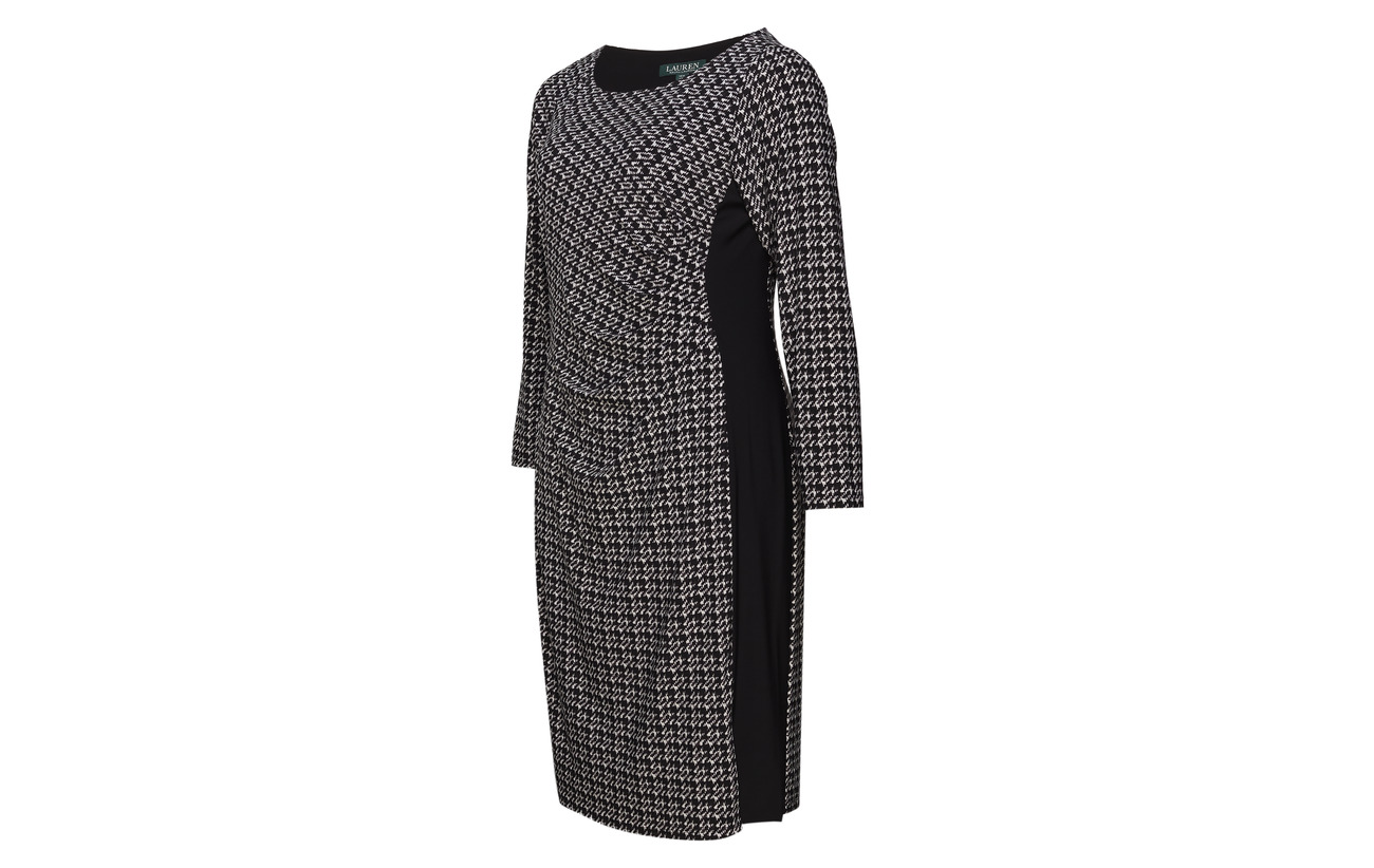 Hndstooth B672 deacon Polyester grey multi Lauren 100 neo Ralph Black t4qWnHwf