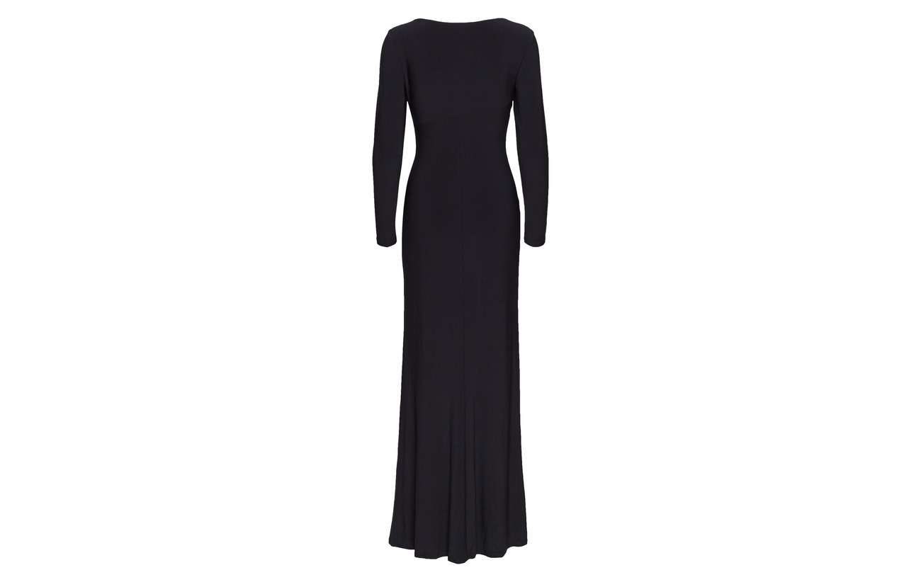 Bryl 95 Ralph 5 Jersey Shirred Lauren Elastane Luxe Gown Polyester UXgAq
