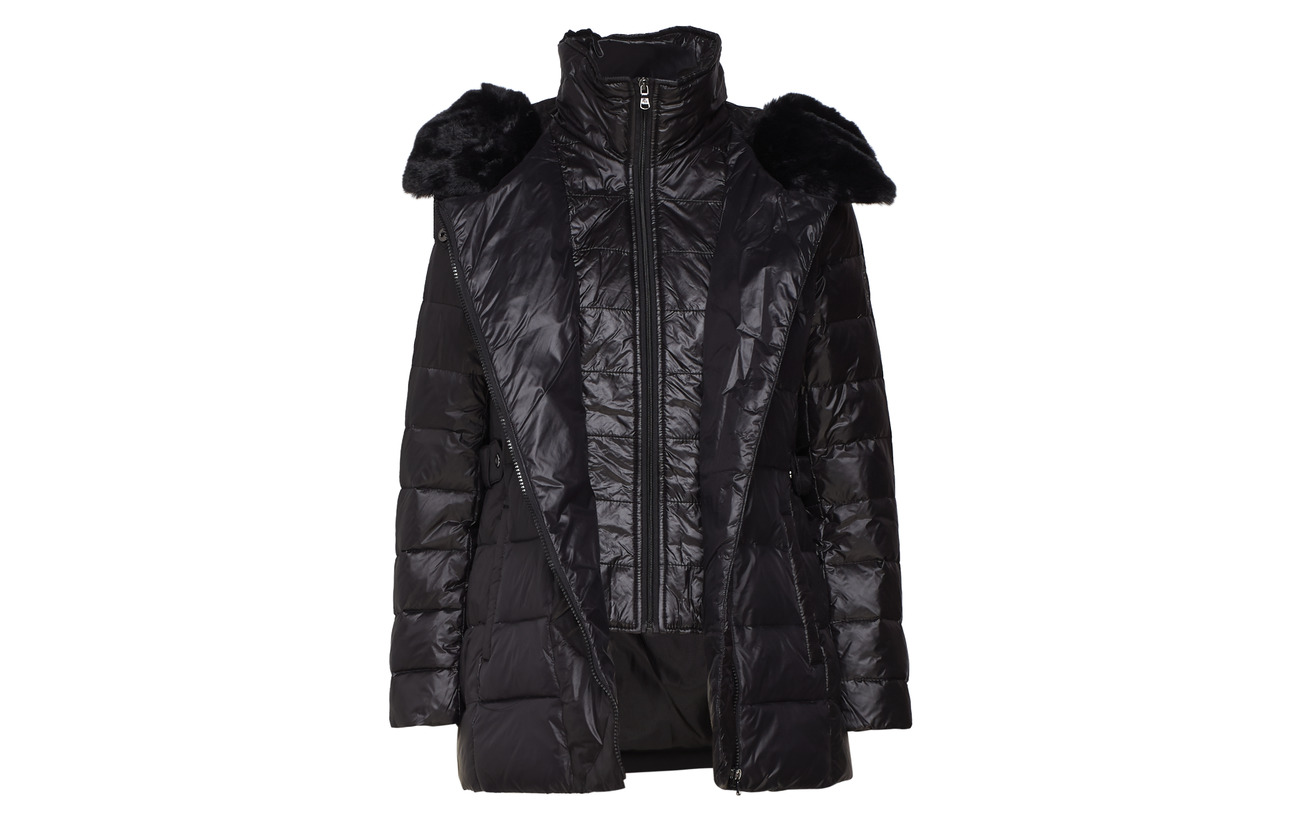 Black Nylon Zig Plac Lauren asym 18 32 Modale Coton Iridescent 50 Ralph Nylon Zag 1wxa04qC
