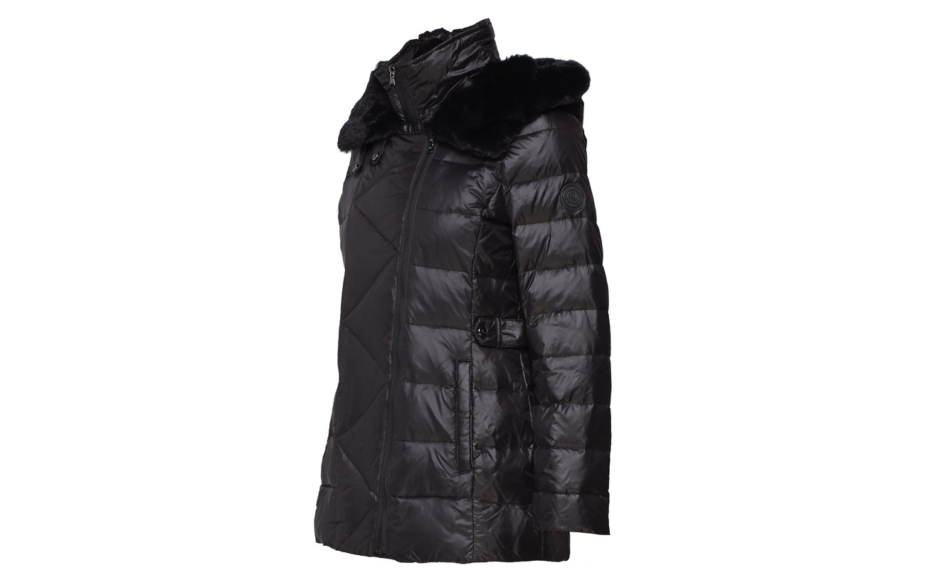 Black Nylon Zig Plac Lauren asym 18 32 Modale Coton Iridescent 50 Ralph Nylon Zag 1wxa04qC