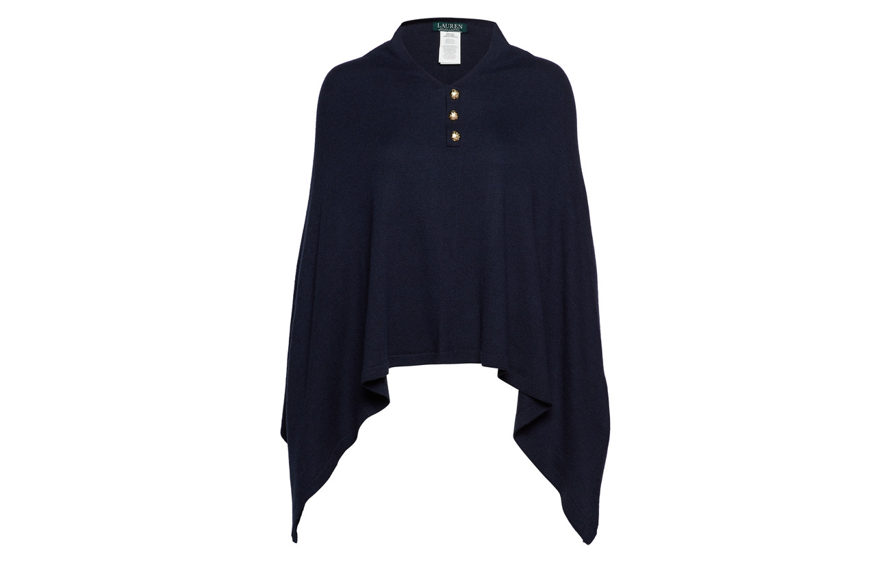 Laine Poncho Lauren Mouton 49 25 drape Ralph Acrylique De Nylon Nylon 22 Navy BZqZt8rw