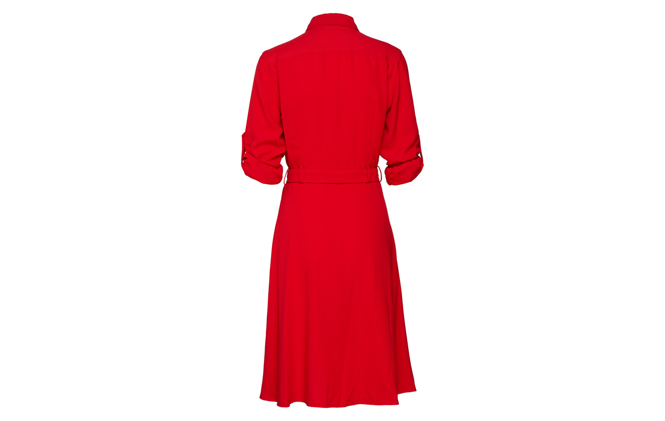 Fit and Ralph Polyester Crimson Lauren flare Dress 100 an5HH