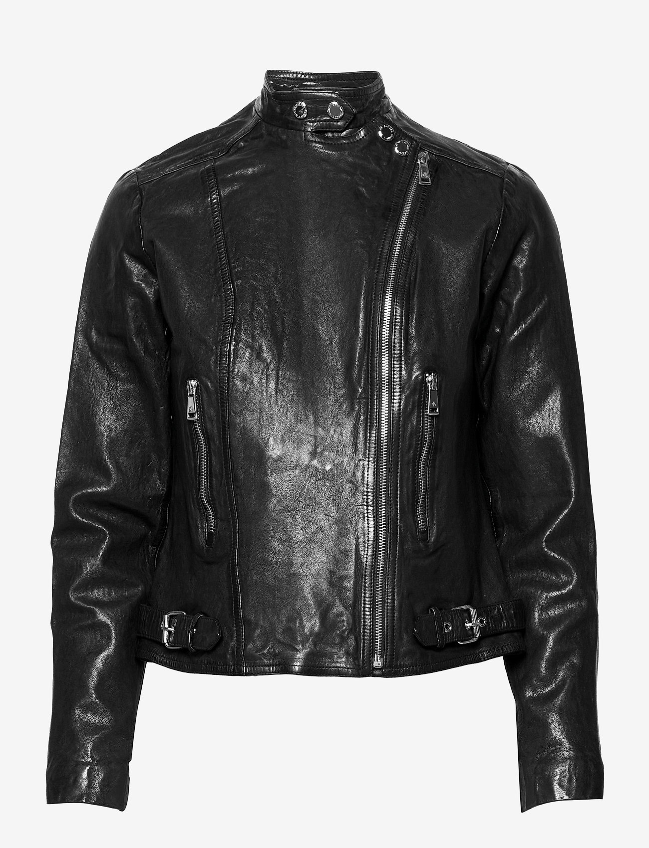 ralph lauren tumbled leather jacket