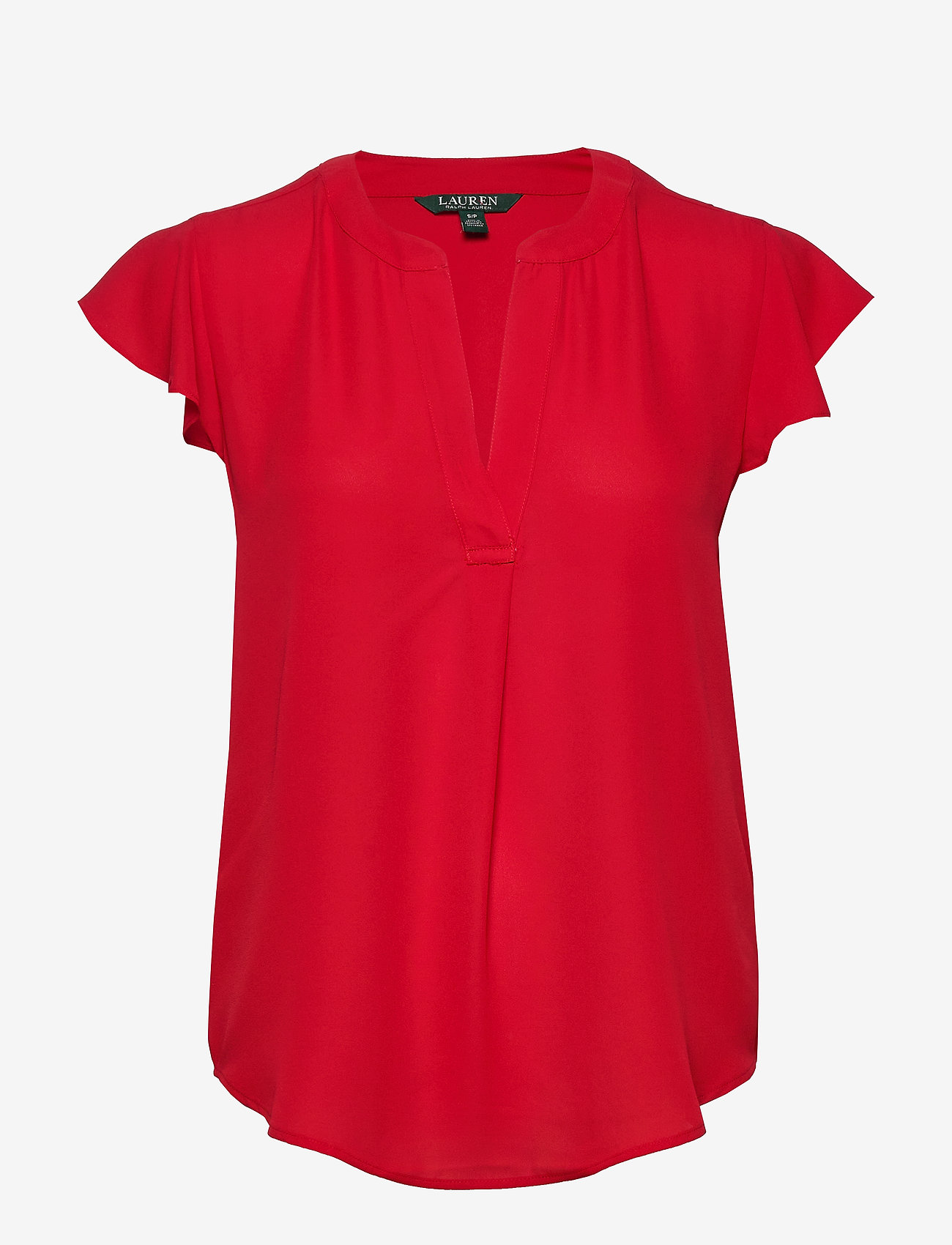 ralph lauren red blouse