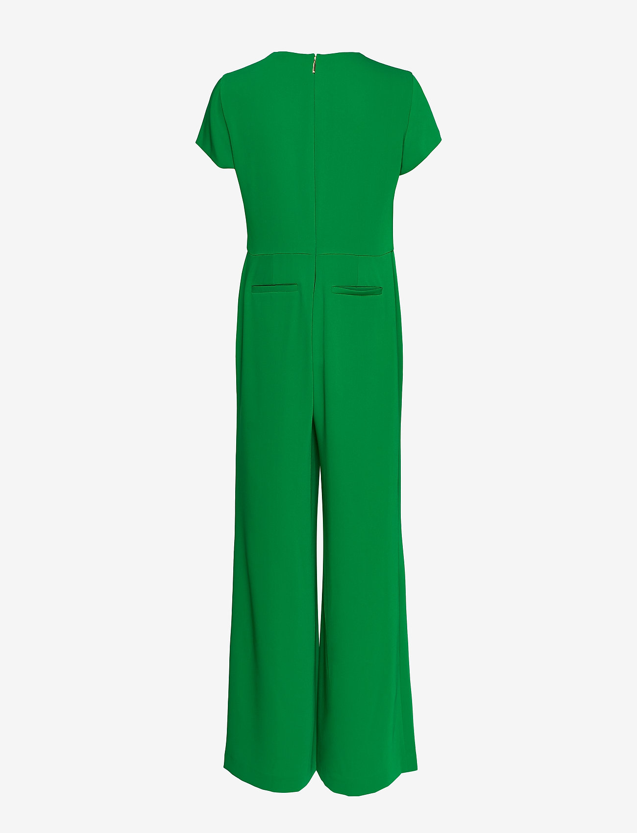 crepe wide leg jumpsuit