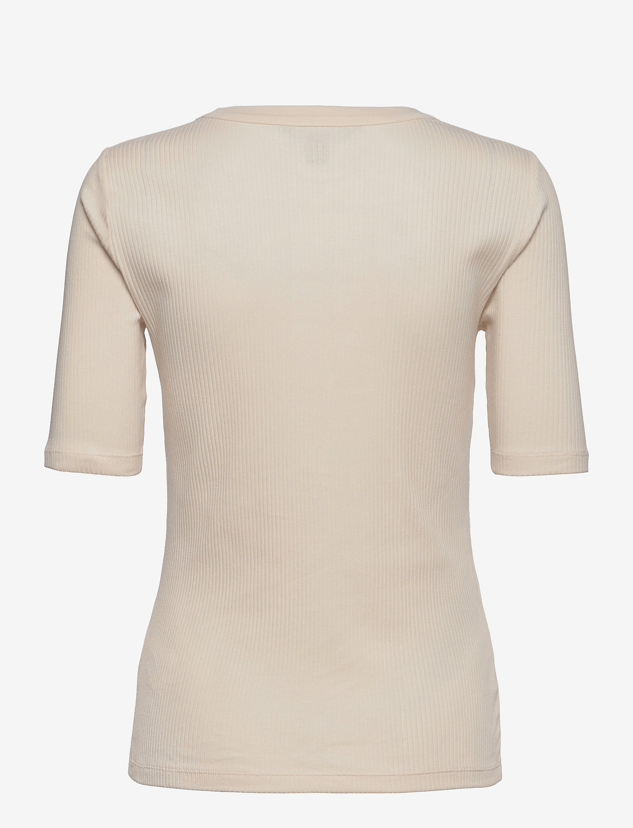 Lauren Ralph Lauren Ribbed Henley Tee (Mascarpone Cream) 549 kr