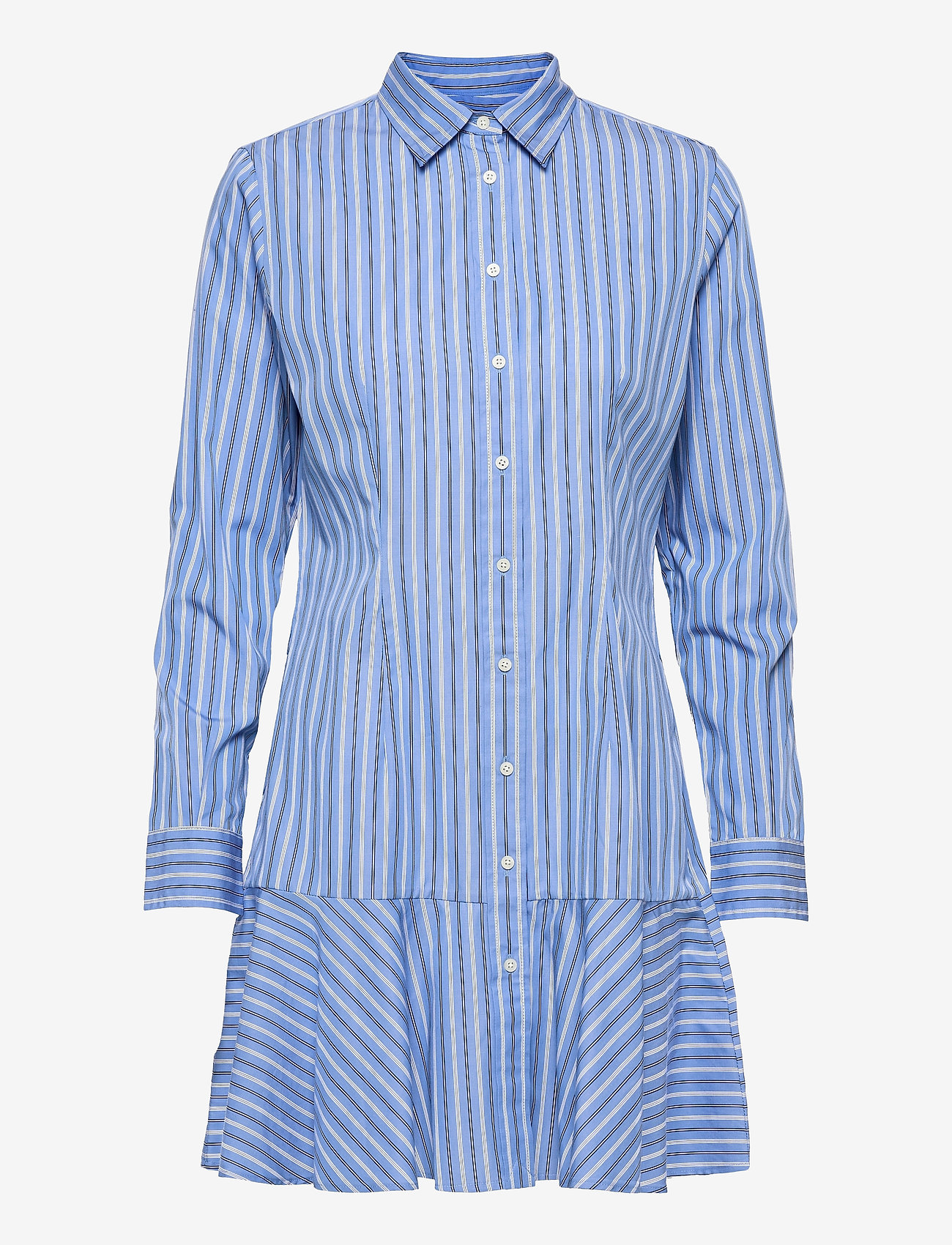 ralph lauren striped cotton shirtdress