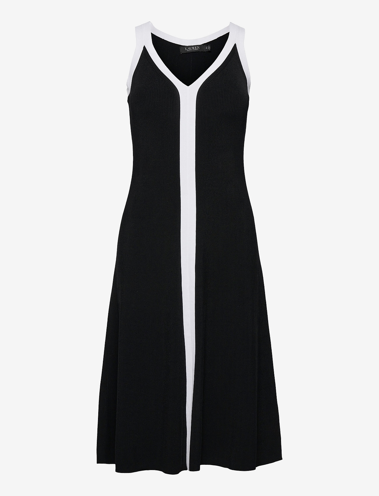 ralph lauren black and white gown