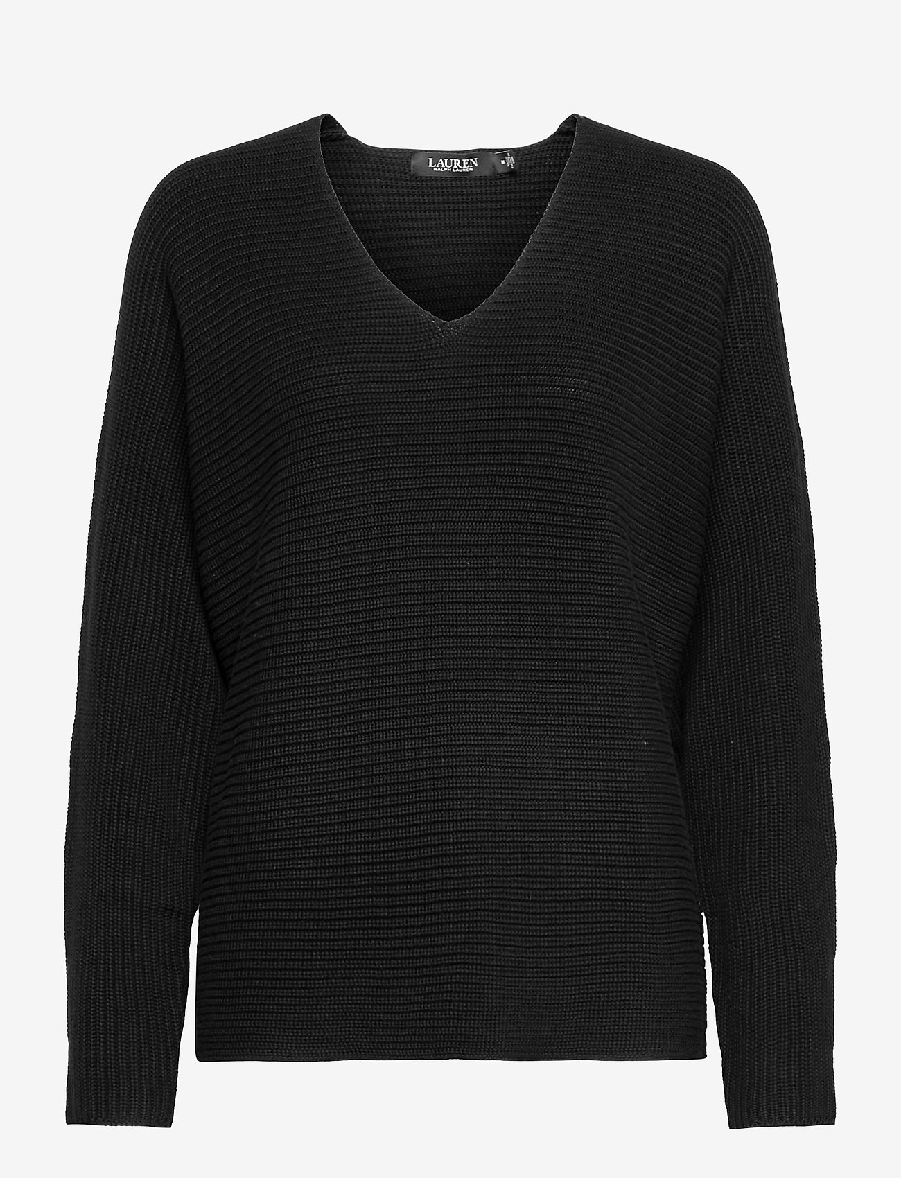 ralph lauren black v neck sweater