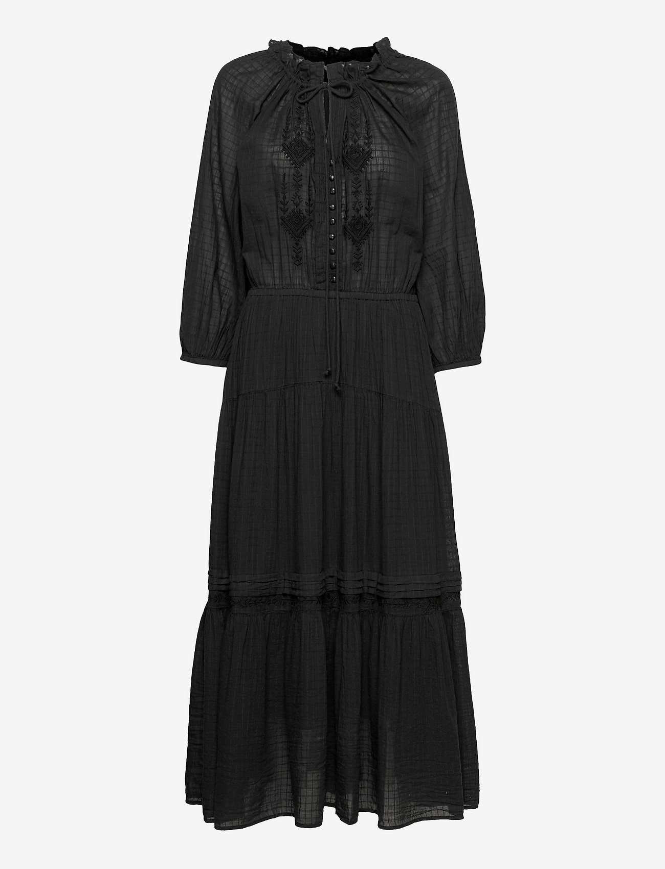 Lauren Ralph Lauren Checked Cotton Dobby Dress - | Boozt.com