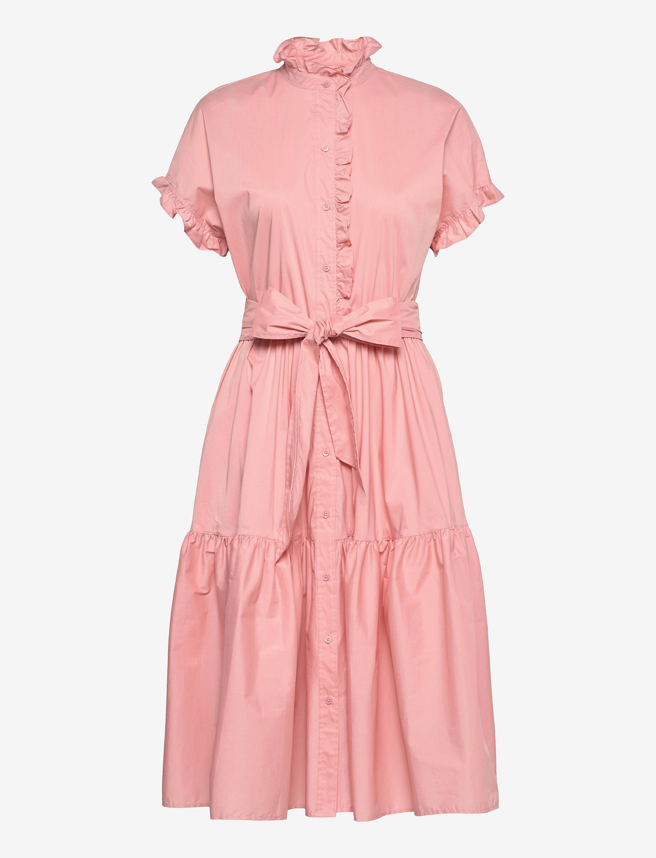 ralph lauren ruffle trim dress