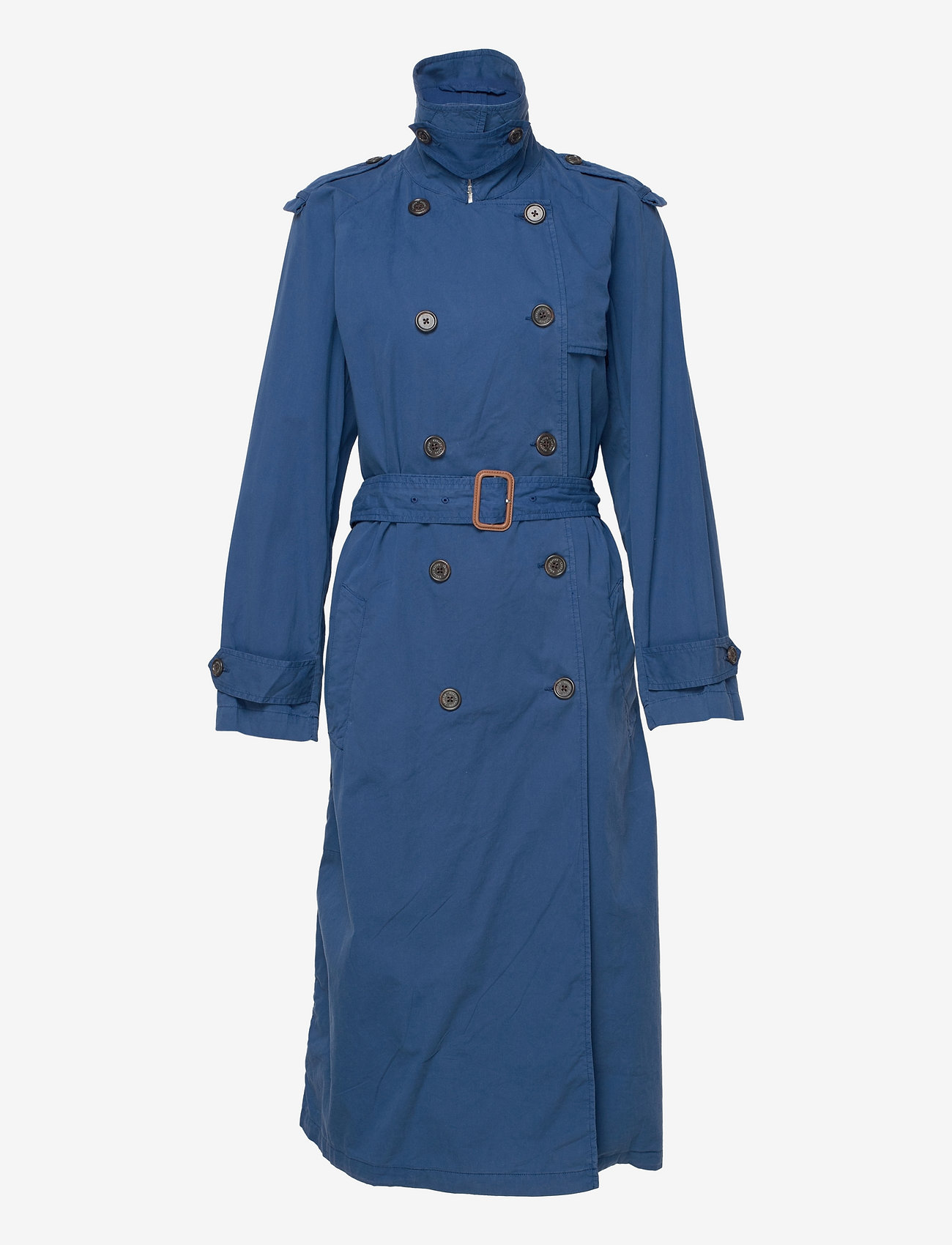 ralph lauren denim trench coat