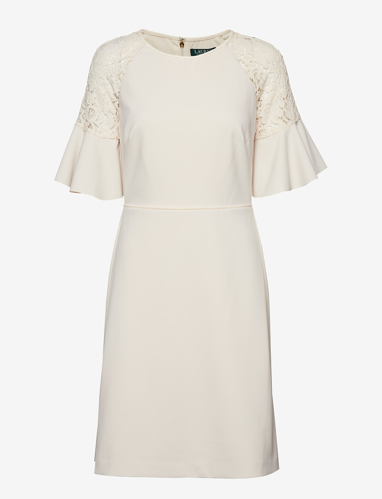 ralph lauren lace trim dress