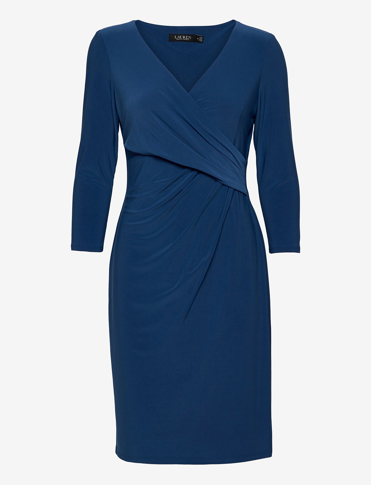 surplice jersey dress