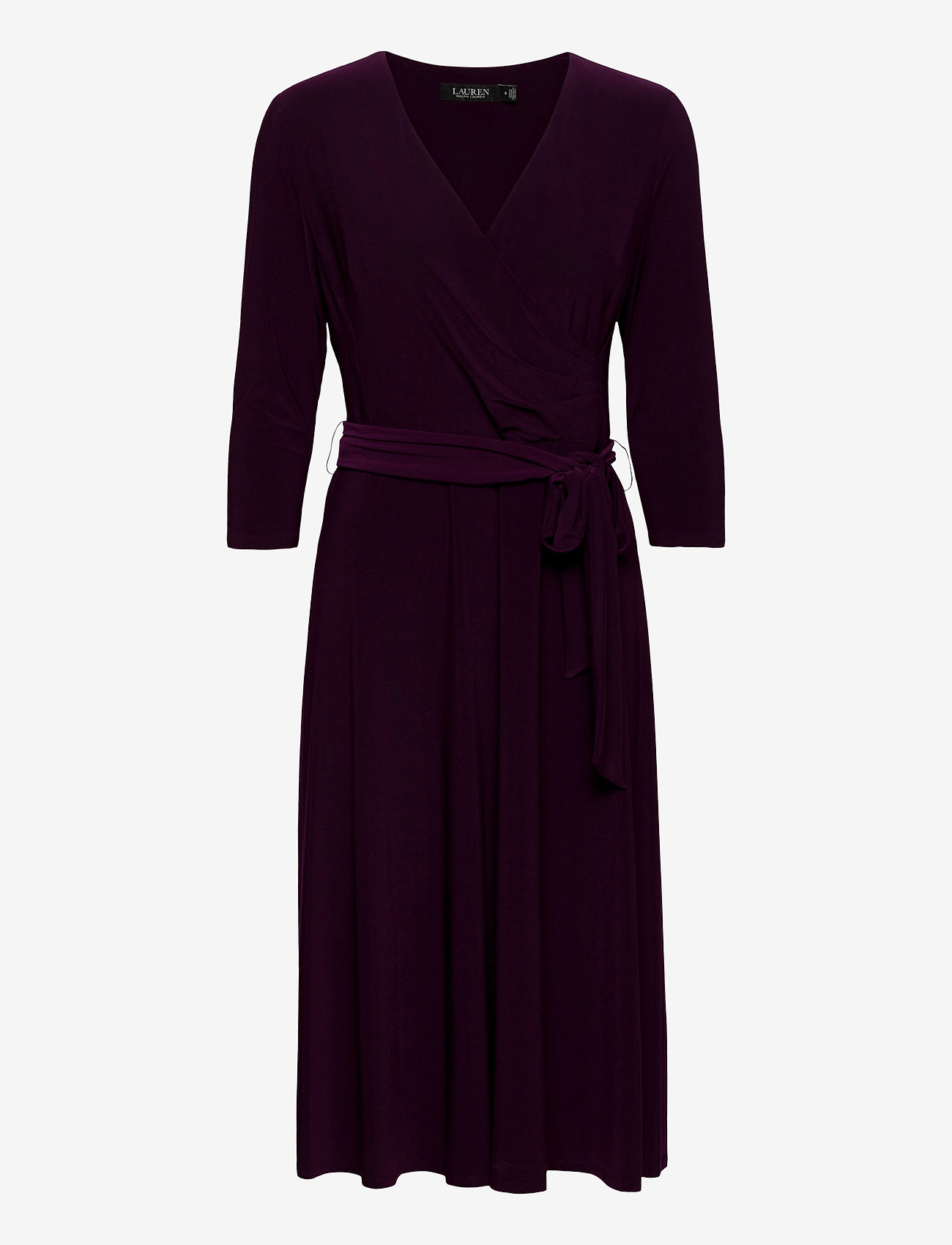 surplice jersey dress