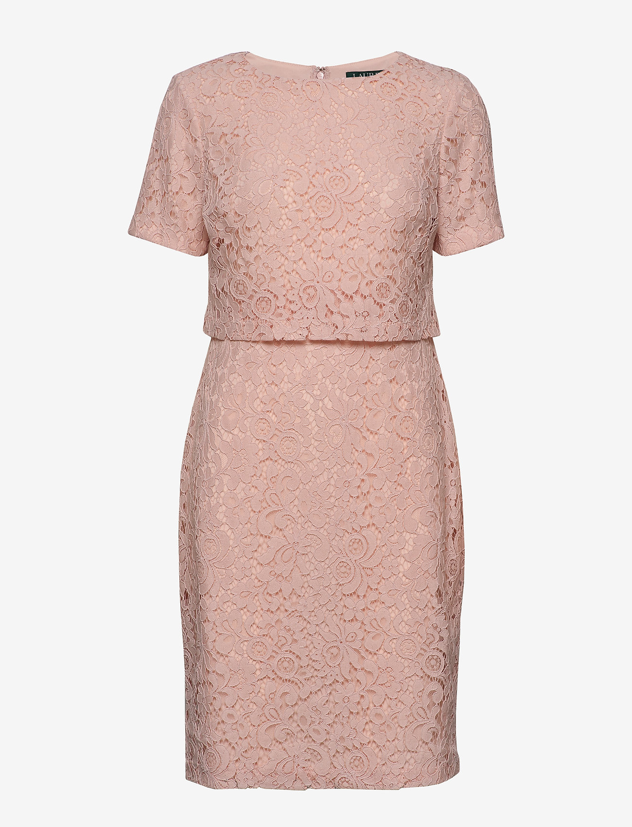 Popover Lace Dress (Pink Macaron) (142 