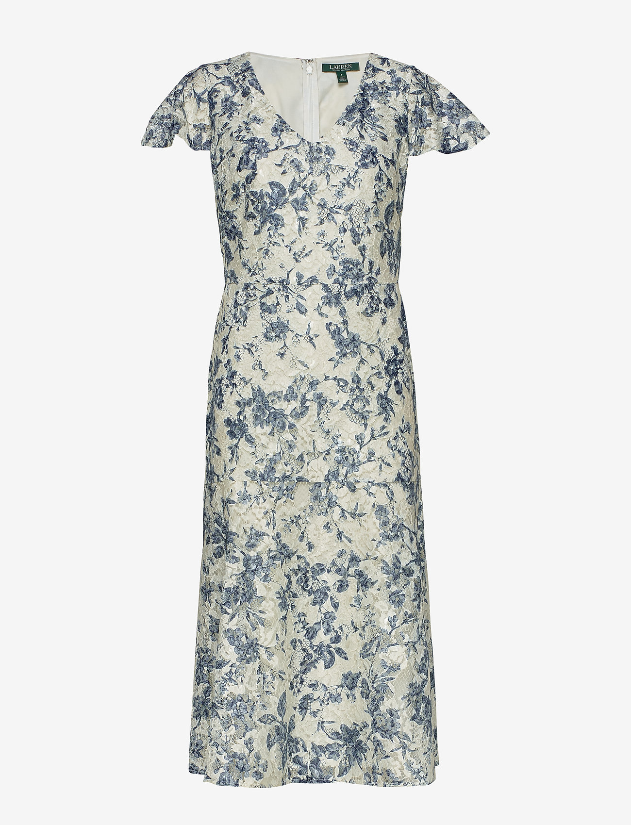 ralph lauren floral lace dress