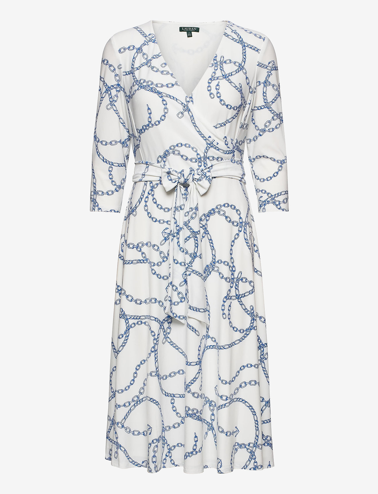 lauren ralph lauren surplice jersey dress