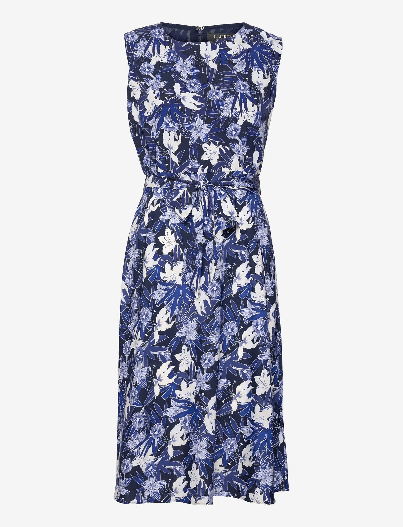 lauren ralph lauren floral crepe dress