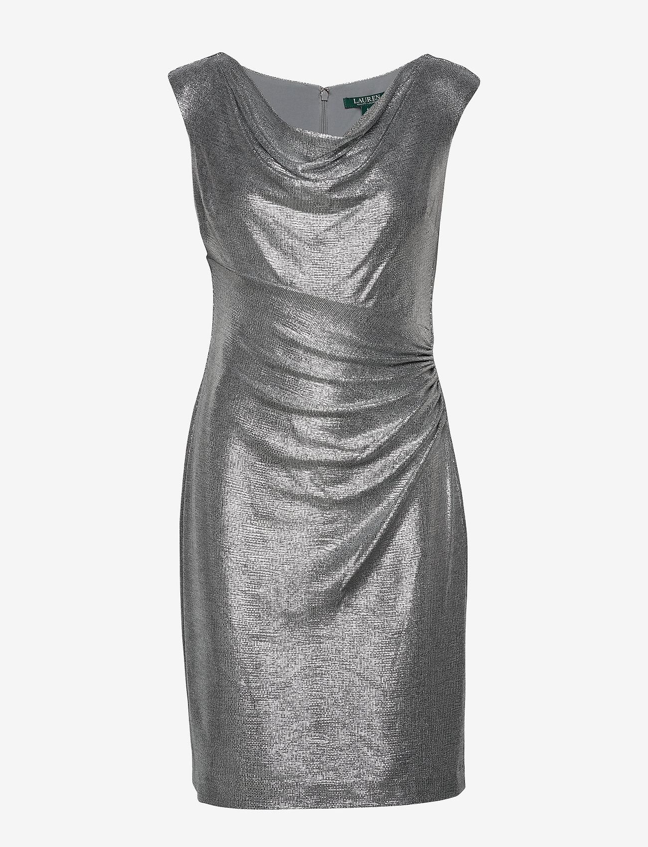 dark grey cocktail dress