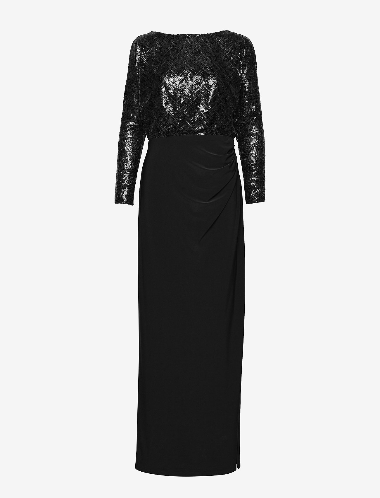 ralph lauren black long dress