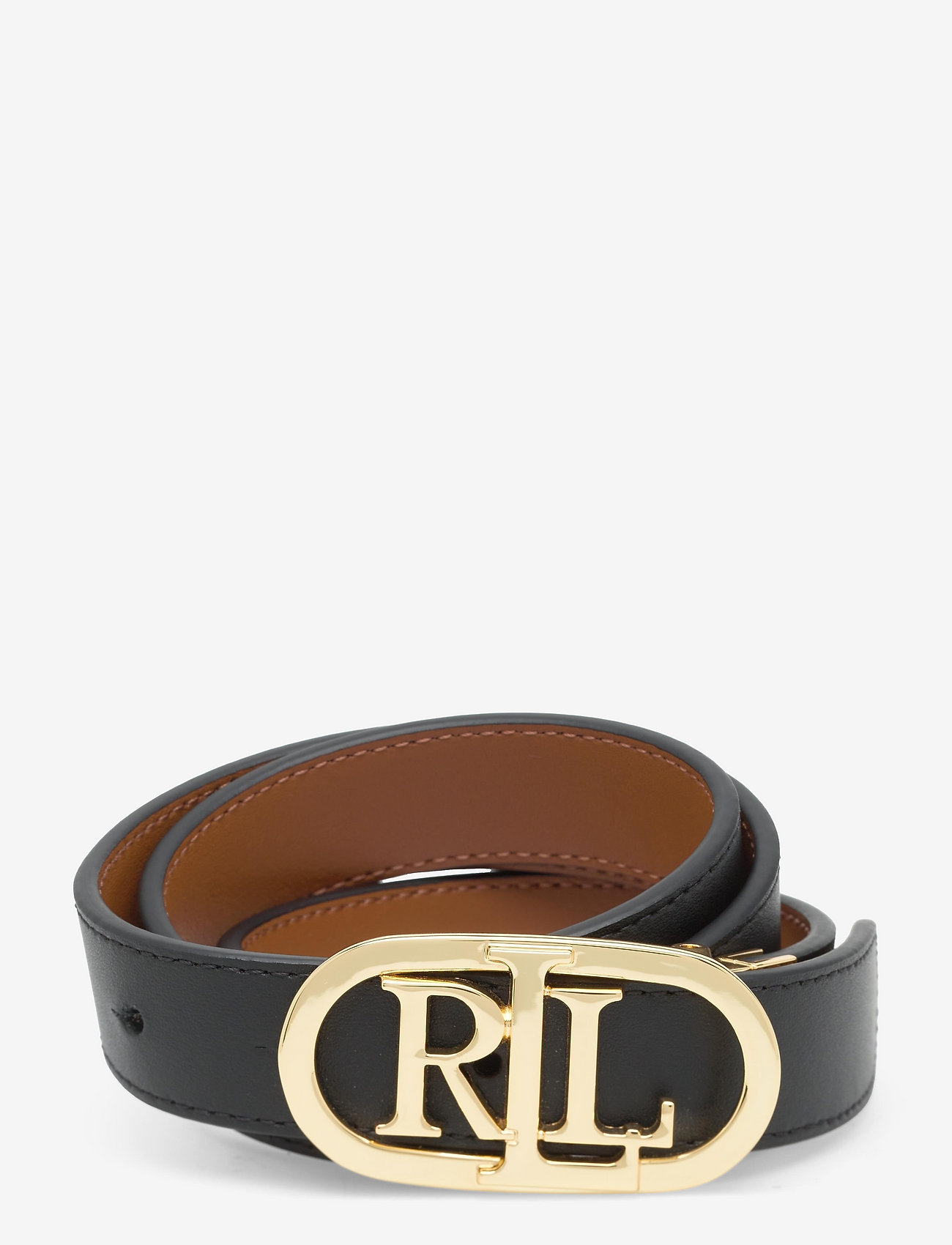 Højttaler Clip sommerfugl Imperialisme Lauren Ralph Lauren Logo Reversible Leather Belt - Belts | Boozt.com