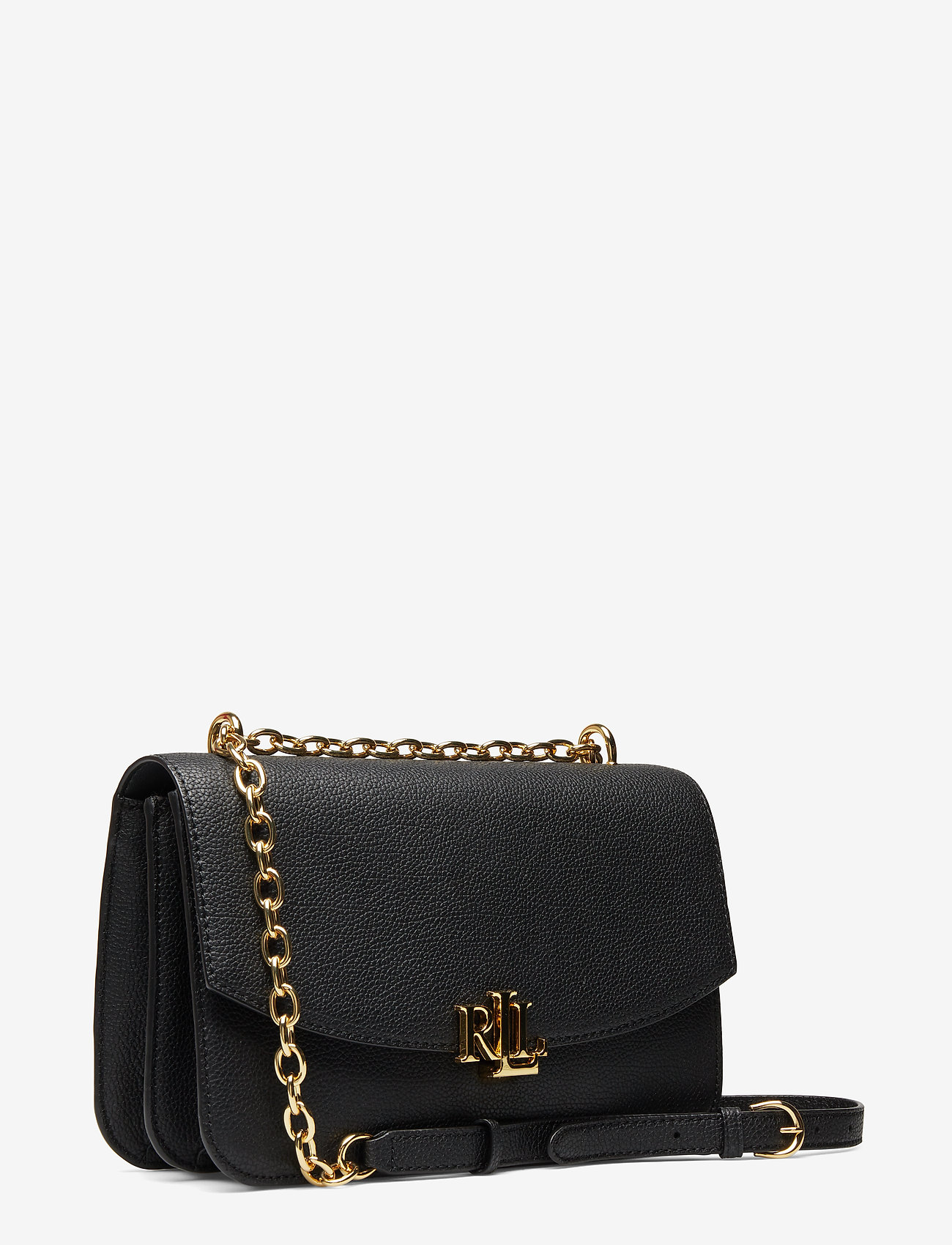 Large Leather Crossbody Bag (Black) (1956.50 kr) Lauren Ralph Lauren