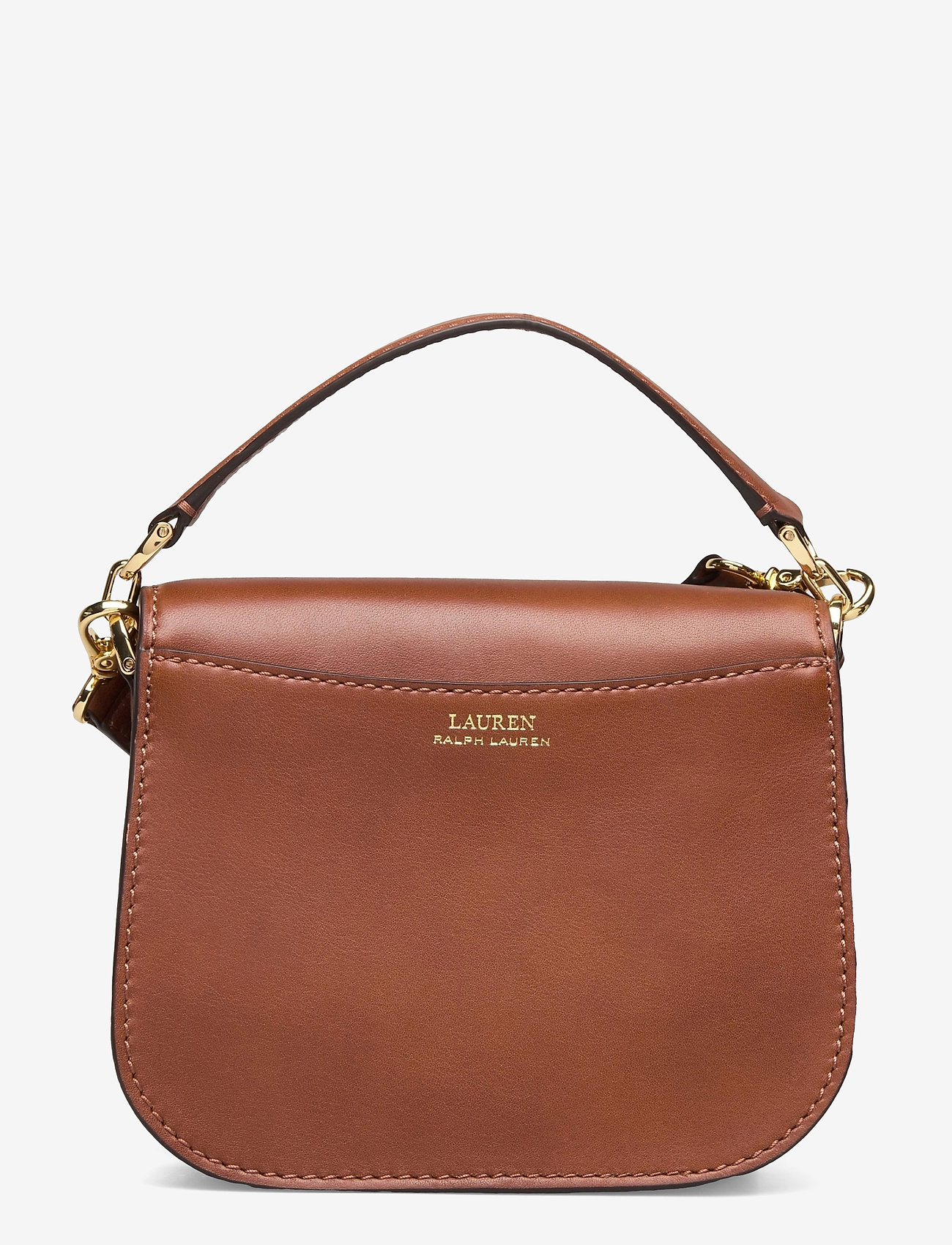 Lauren Ralph Lauren Vegan Leather Small Addie Crossbody (Lauren Tan