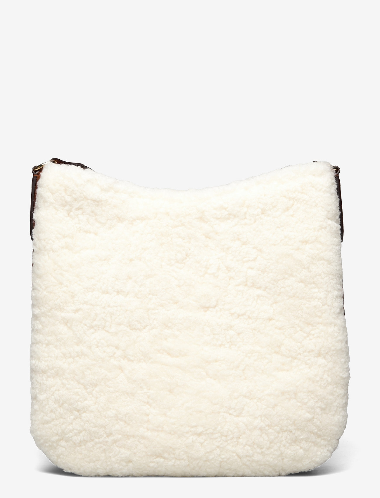 Lauren Ralph Lauren - Shearling Medium Cameryn Crossbody - shoulder bags - white/lauren tan - 1