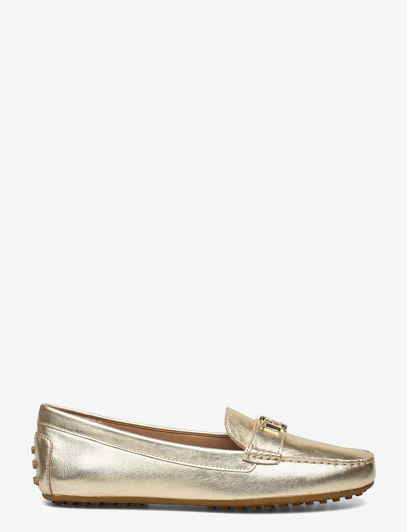 ralph lauren gold loafers