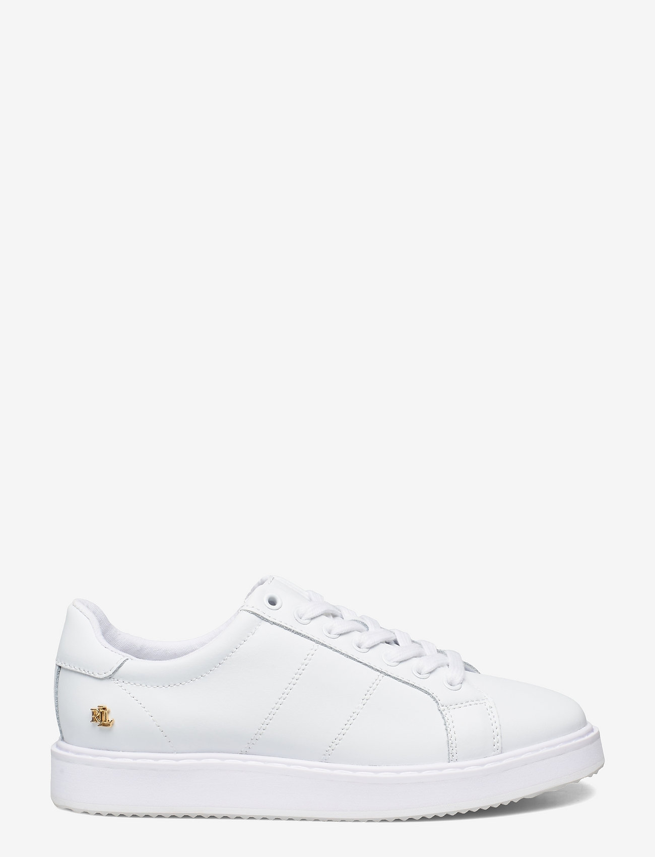 Lauren Ralph Lauren - Angeline II Action Leather Sneaker - matalavartiset tennarit - rl white/rl white - 1
