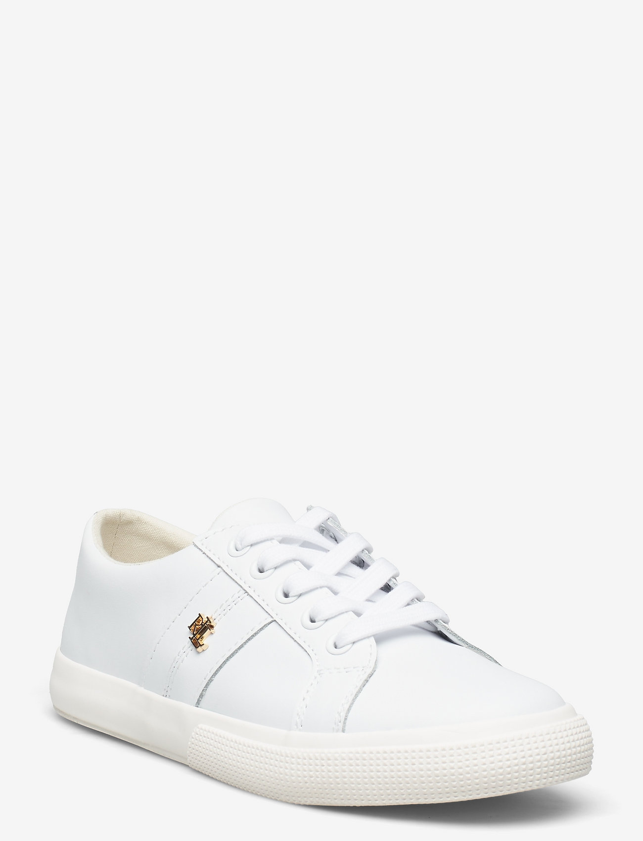 Lauren Ralph Lauren - Janson II Action Leather Sneaker - matalavartiset tennarit - rl white - 0