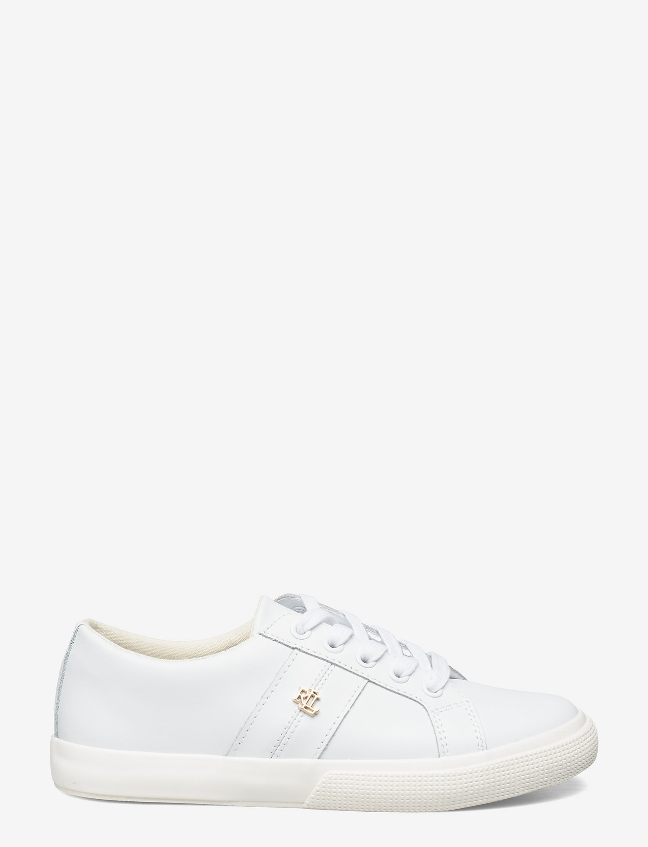 Lauren Ralph Lauren - Janson II Action Leather Sneaker - matalavartiset tennarit - rl white - 1
