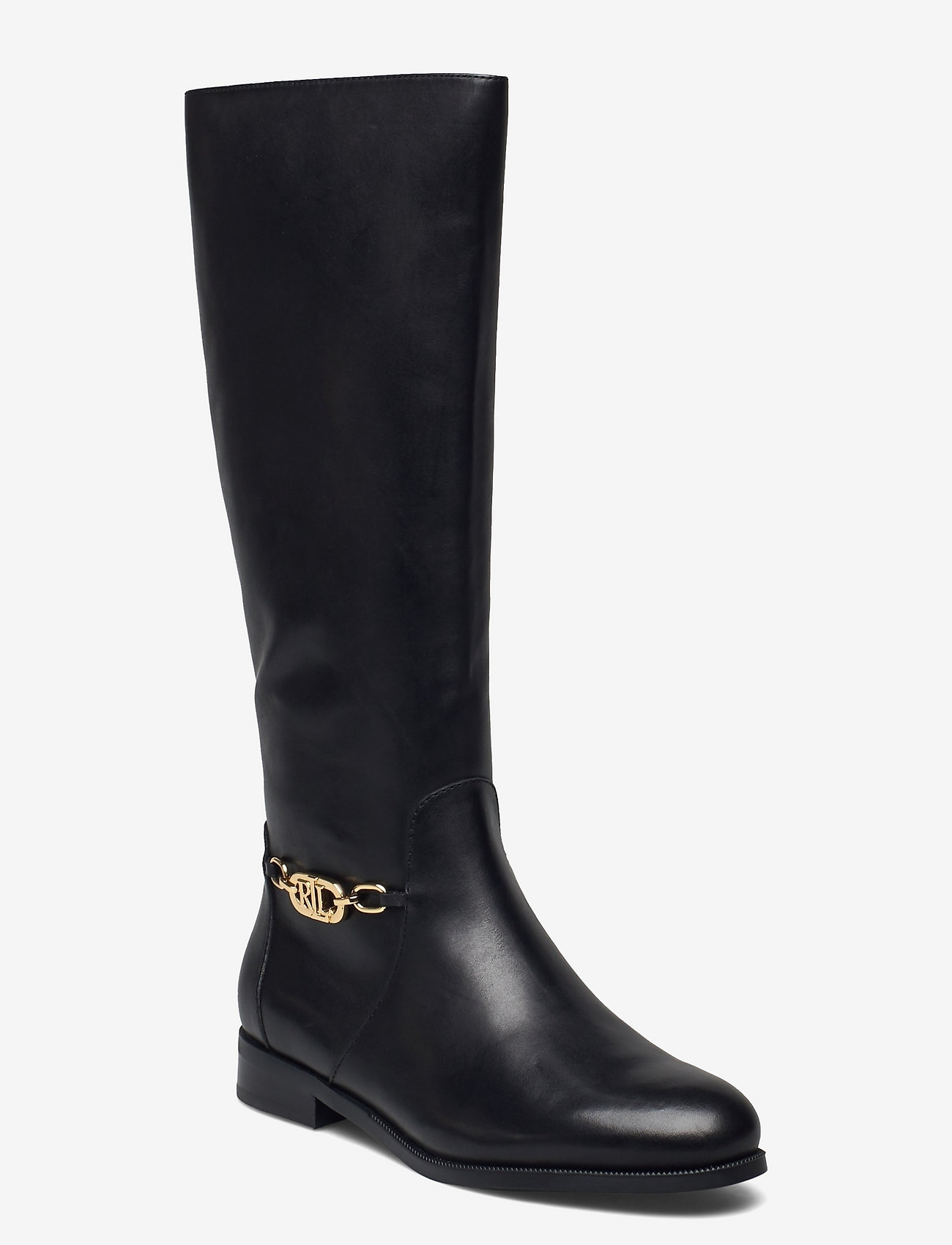 Lauren Ralph Lauren Bradleigh Burnished Leather Boot - Lange laarzen |  Boozt.com